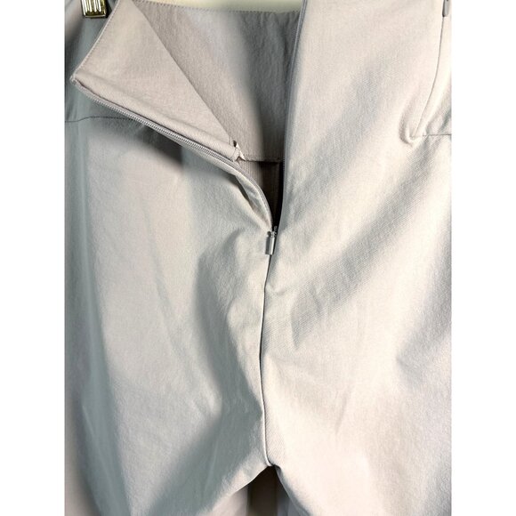 Athleta Wander Pants Size 12 Slim Straight Crop Gray NWT $98 Straight Stretch - Picture 6 of 9